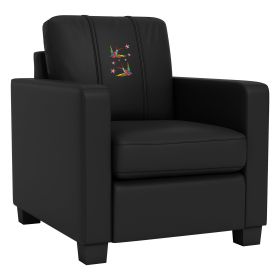 Dyno Stationary Club Chair with Swallows with Nautical Stars Panel