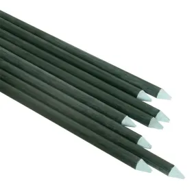 20PC 1/4inch 6ft Dark Green Solid Sticks For Plant Support Offer High Strength, Corrosion Resistance, And Durability, Suitable For Flowers, Veget (Option: 14inch6f)